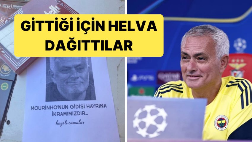 Kastamonu’da İki Fenerbahçe Taraftarı Mourinho’nun Gidişinin Akabinde Helva Dağıttı