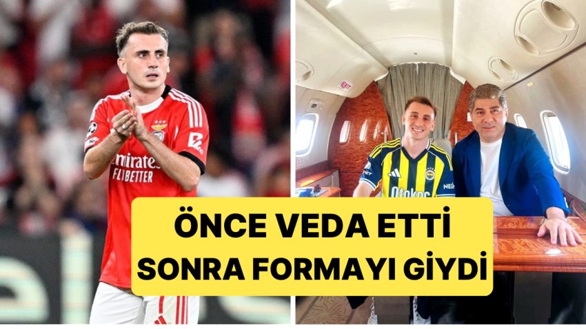 Kerem Aktürkoğlu, Benfica’ya Veda Etti Akabinde Fenerbahçe Formasını Giydi