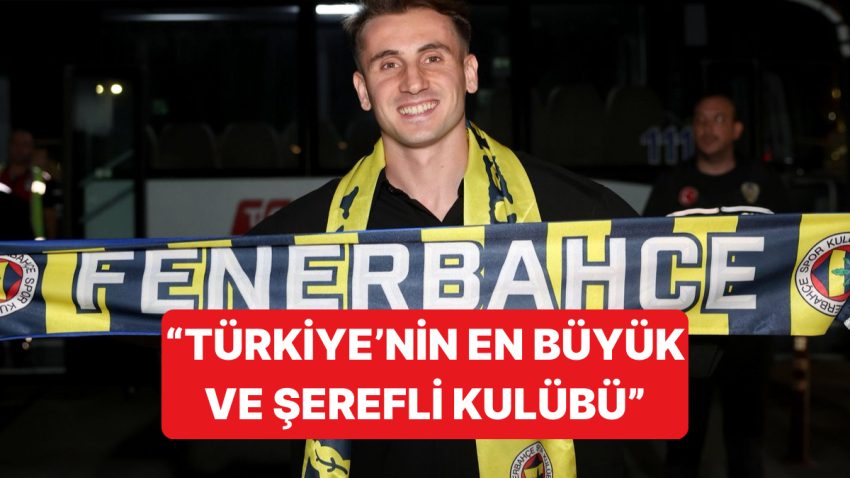 Kerem Aktürkoğlu, “Türkiye’nin En Büyük ve Şerefli Kulübü Fenerbahçe’ye Geldim” Dedi