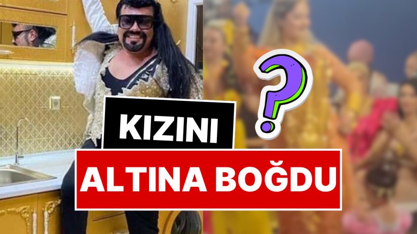 Kobra Murat’ın Kızına Taktığı Uzunluğu Kadar Altınlar Görenleri Hayrete Düşürdü