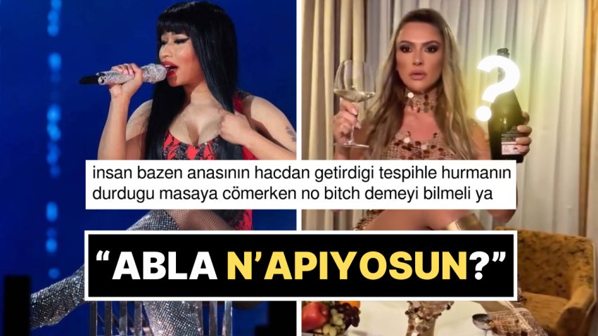 Masaya Bacak Bacak Üstüne Atıp Tüneyen Hadise’nin “Nicki Minaj Akımı” Performansı Lisanlara Düştü!