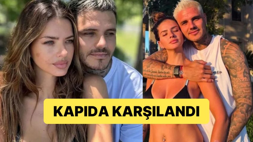 Mauro Icardi Golle Konuta Döndü, Sevgilisi Kapıda Müziklerle Karşıladı
