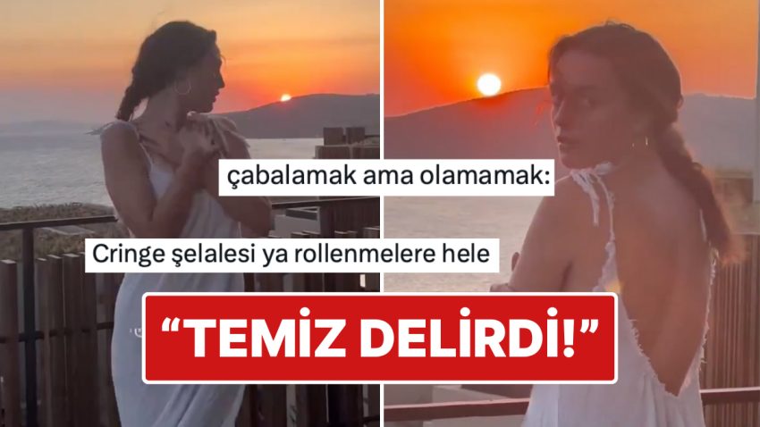 Melis Sezen’in Gün Batımı Eşliğinde Kameraya Rollendiği Anlar “Temiz Delirdi” Yorumlarını Beraberinde Getirdi!