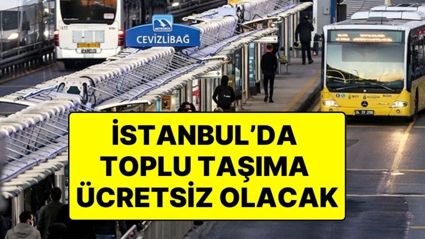Okullar Açılıyor: İstanbul’da 8 Eylül’de Toplu Ulaşım Fiyatsız Olacak