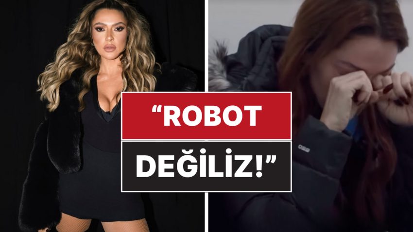 Onu Birinci Defa Bu türlü Gördük: Yorgunluktan Gözyaşlarını Tutamayan Hadise, Hüngür Hüngür Ağladı!