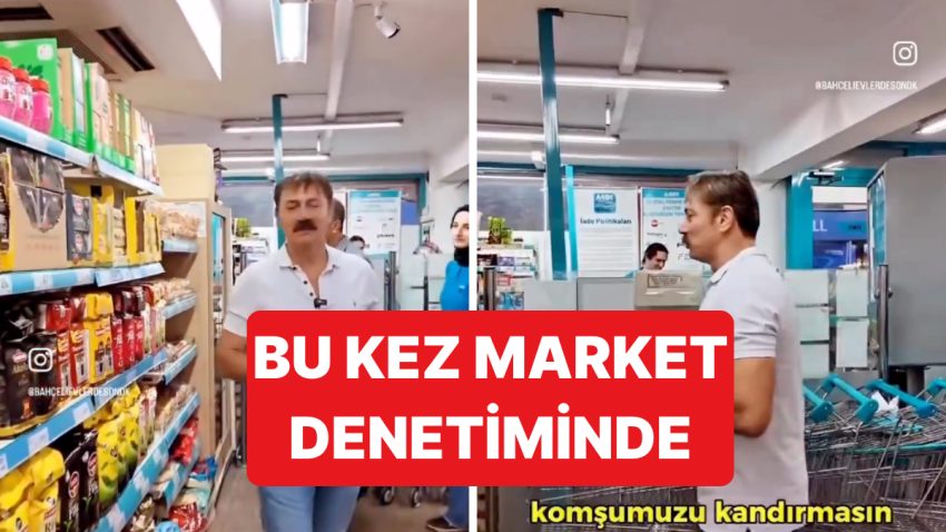 Pazar Kontrolüyle Gündem Olan Belediye Başkanı Hakan Bahadır Bu Kere Market Kontrolünde