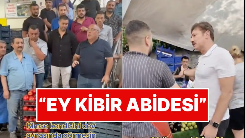 Pazarcıların Yansısı Dinmiyor: Pazarcıyı Azarlayan Belediye Liderine Ağır Sözlerle Görüntü Çektiler