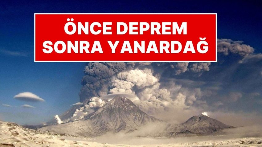 Rusya’da 8.8’lik Sarsıntının Akabinde Artık de Klyuchevskoy Yanardağı Faaliyete Geçti