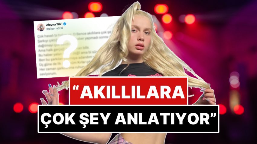 Sonları Bozuldu: Aleyna Tilki’den Yeni Müziği Uzay’ı “Az Dinlendi” Başlığıyla Haber Yapanlara Ağır Sitem!