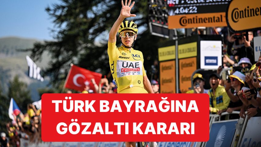 Tour de France’da Açtığı Türk Bayrağı ile Tanınan Ahmet Mumcu Bayrak Sebebiyle Gözaltına Alındı