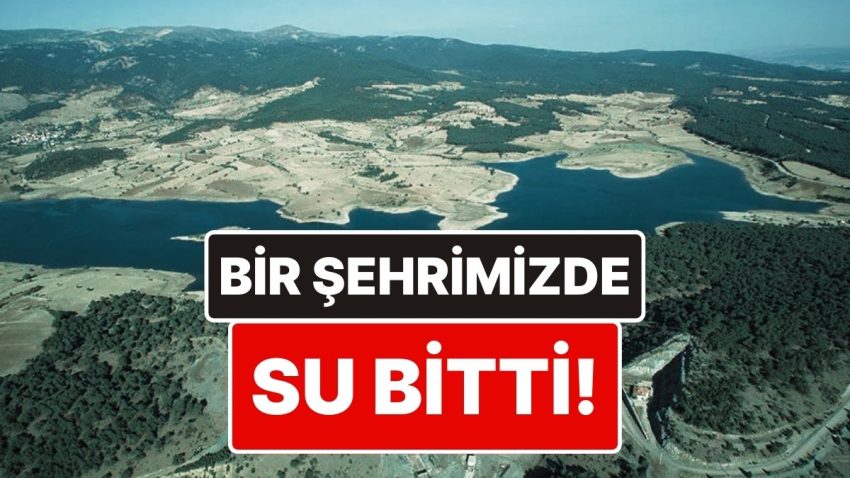 Uşak’ta Su Büsbütün Bitti! Küçükler Barajı’nda Su Kalmadı, Kente Günde 6 Saat Su Veriliyor