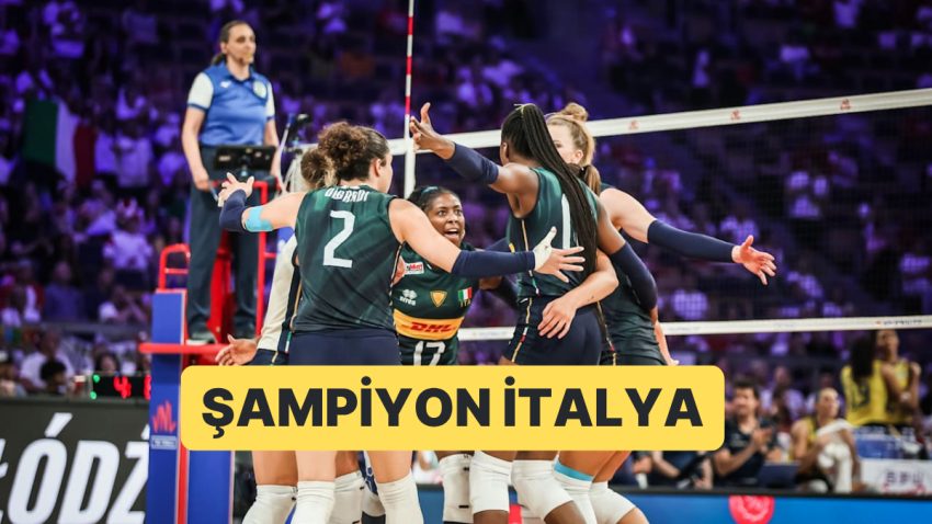 Voleybol Milletler Ligi’nde Brezilya’yı 3-1 Yenen İtalya Şampiyon Oldu