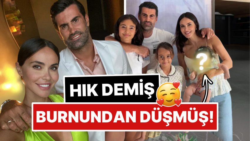 Volkan Demirel’in “Melekleriyle” Verdiği Pozda Üç Numaralı Bebek Kızının Attığı Önemli Bakışlar Dikkat Çekti!