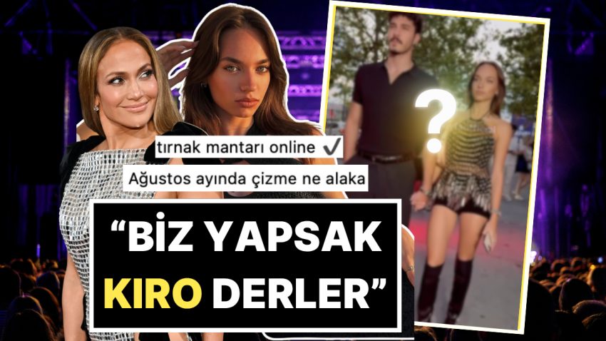 Yazın Ortasında Çizme Giymeyi Alışkanlık Haline Getiren Eylül Tumbar’ın JLo Konseri Kombini Lisanlara Kötü Düştü