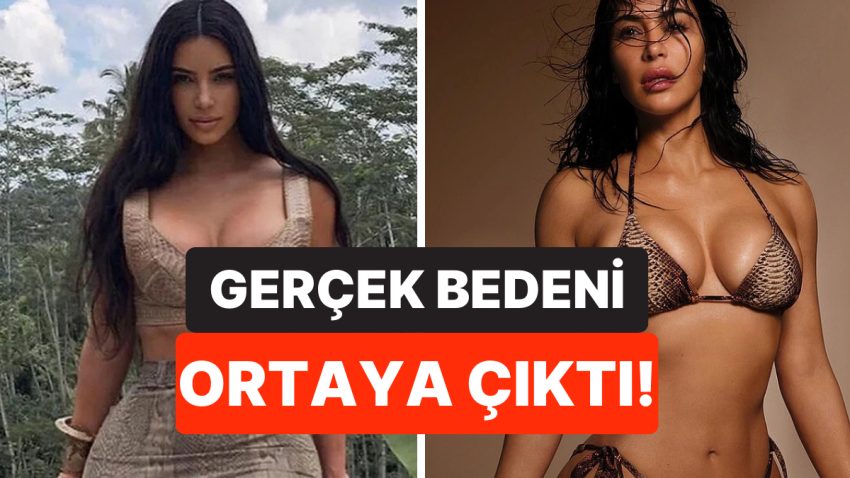 Yıllardır Palavra Söylüyormuş! Kim Kardashian’ın Gerçek Vücudu Ortaya Çıktı