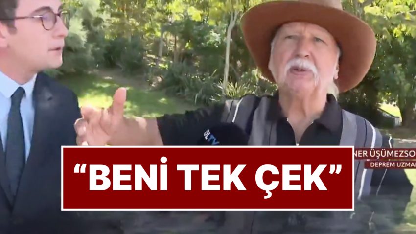 Zelzele Uzmanı Şener Üşümezsoy Canlı Yayında Kameramanı Azarladı